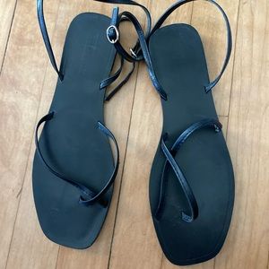 Black Sandals size 8